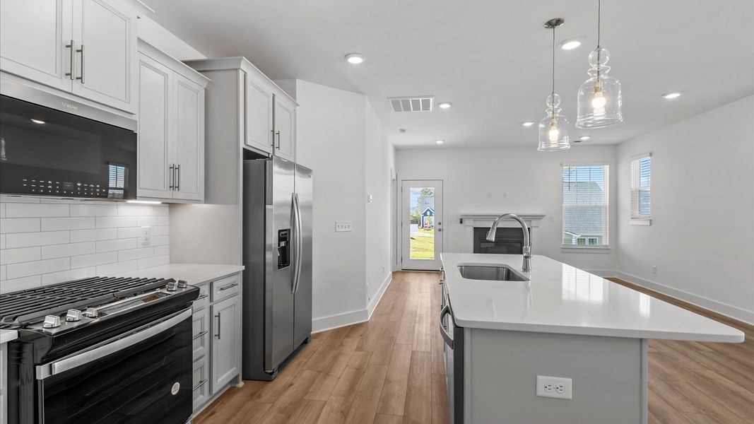 Representative furnished interior of a home built from the Freesia by DRB Homes in Spring Branch, Smyrna (Image 12).