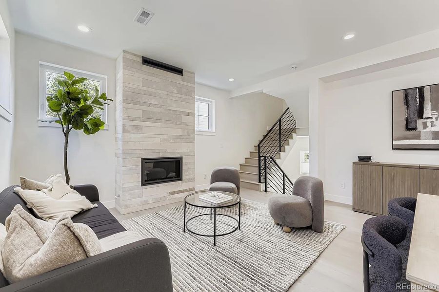 Furnished interior view inside a new home in , Denver (Image 19).