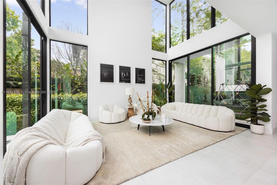 Furnished interior view inside a new home in , Miami Beach (Image 10). Furnished interior view inside a new home in , Miami Beach (Image 10).