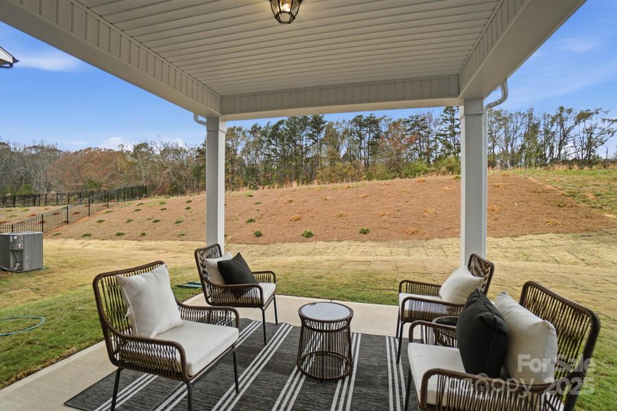 Exterior details and patio area of a home in Carrington, Stanley (Image 29).