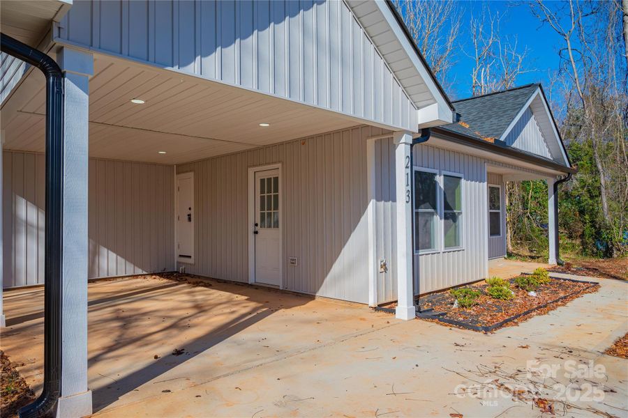 Exterior details and patio area of a home in , Forest City (Image 17). Exterior details and patio area of a home in , Forest City (Image 17).