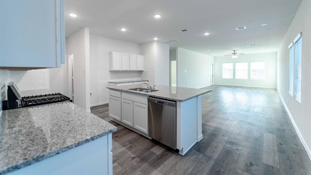 Furnished interior view inside a new home in Sunset Oaks, Maxwell (Image 5).