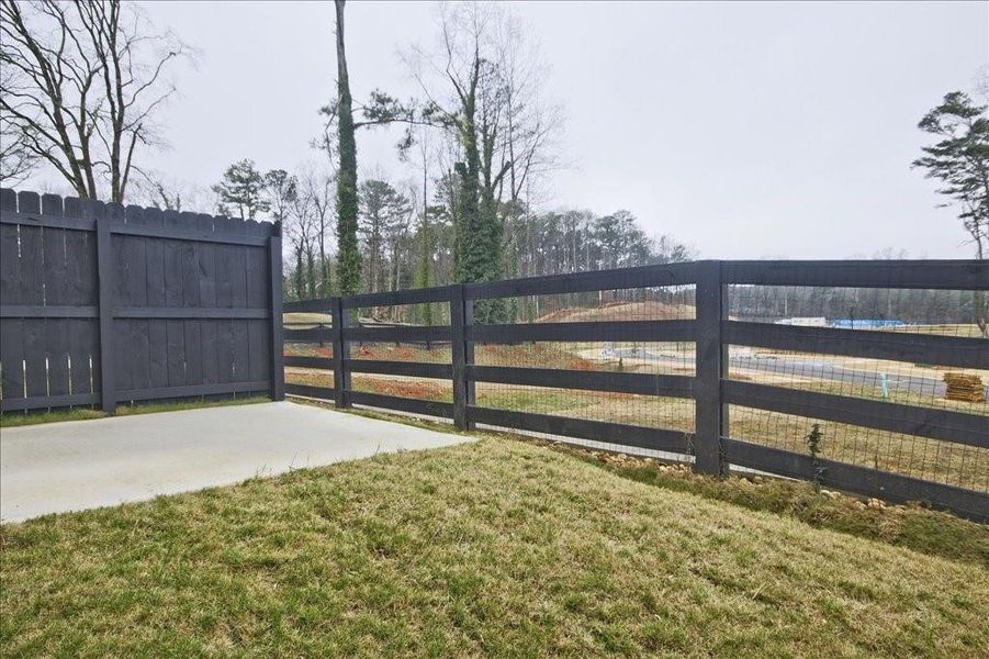 Exterior details and patio area of a home in Porter Reserve, Decatur (Image 4).