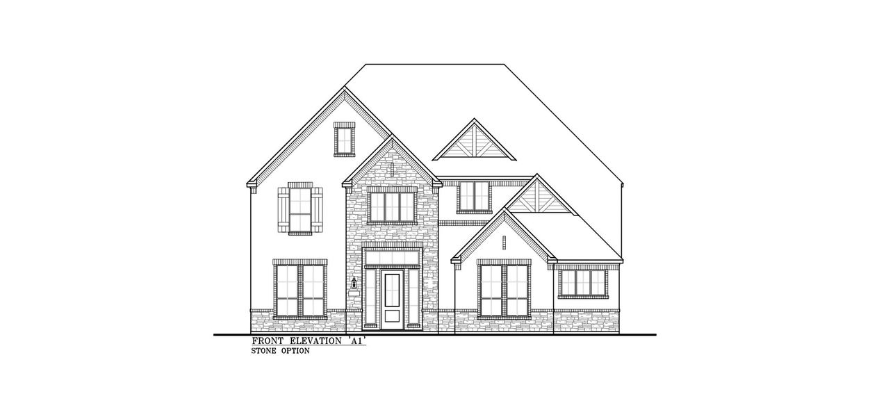 Representative rendering of the exterior for the Lakewood 60/65’s by Chesmar Homes (Image 6).
