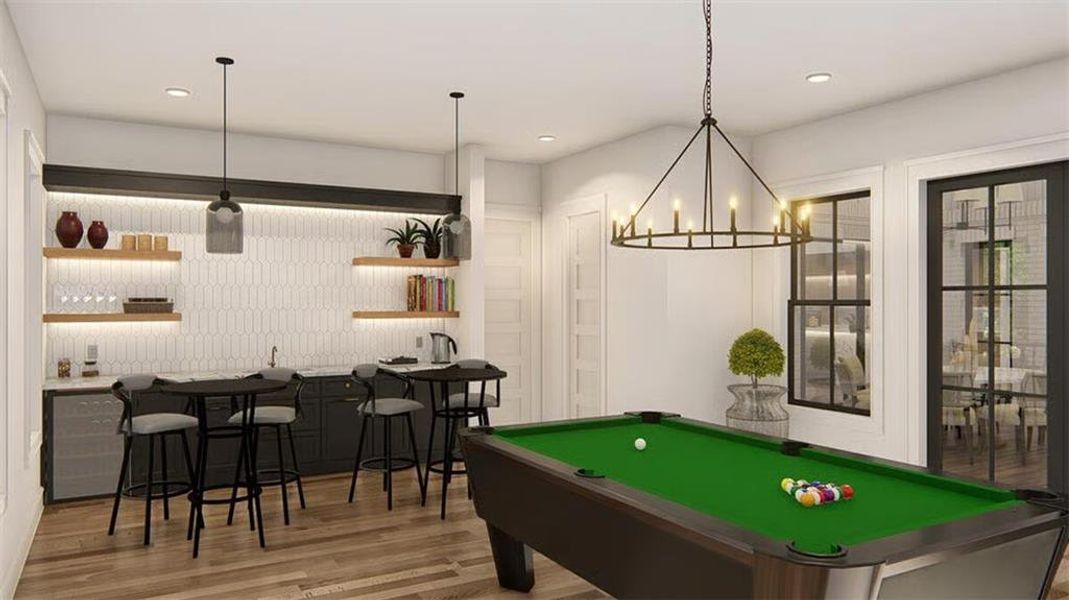 Furnished interior view inside a new home in , Woodstock (Image 7).