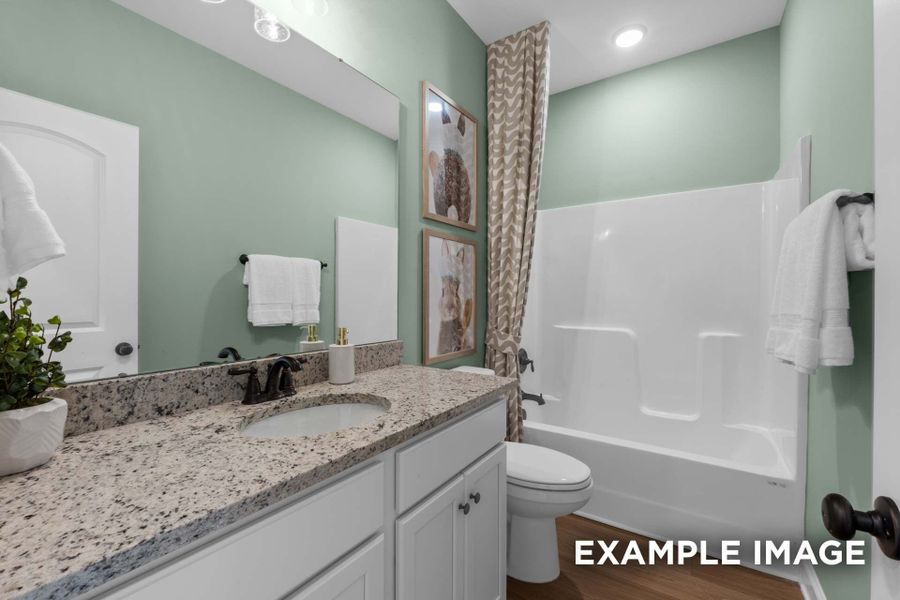 Representative furnished interior of a home built from the The Laurel M by Davidson Homes LLC in River Ranch Meadows, Dayton (Image 21).