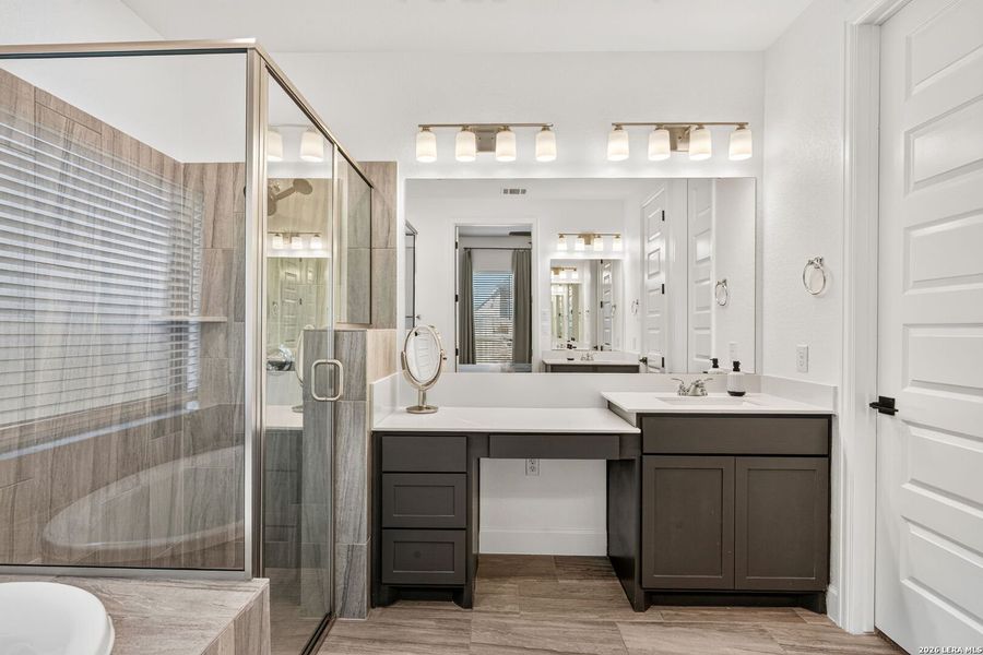 Furnished interior view inside a new home in Kallison Ranch, San Antonio (Image 11). Furnished interior view inside a new home in Kallison Ranch, San Antonio (Image 11).