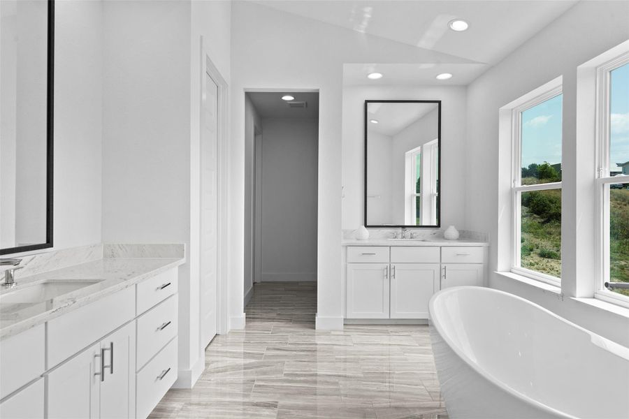 Furnished interior view inside a new home in Agave, Austin (Image 16).