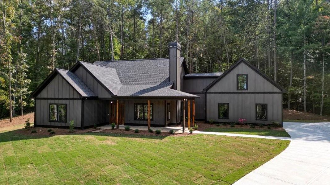 Front exterior of a new home in , Talking Rock, GA, highlighting curb appeal (Image 21).