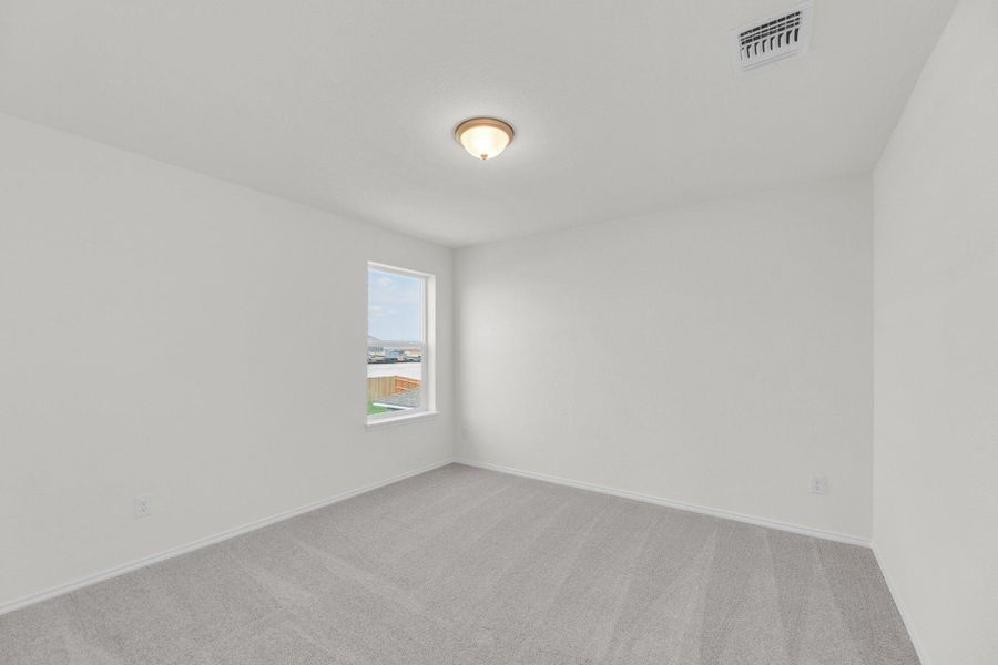 Spacious, unfurnished interior of a new home in Salerno - Heritage Collection, Round Rock (Image 21). Spacious, unfurnished interior of a new home in Salerno - Heritage Collection, Round Rock (Image 21).