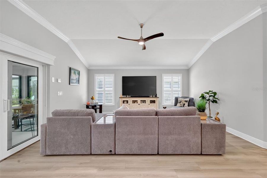 Furnished interior view inside a new home in , The Villages (Image 18).