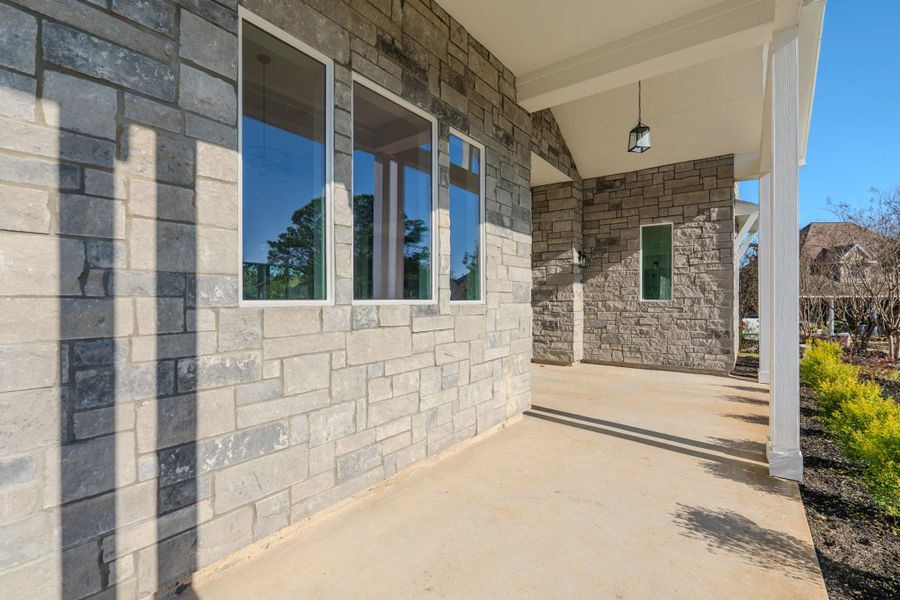 Exterior details and patio area of a home in , Montgomery (Image 3). Exterior details and patio area of a home in , Montgomery (Image 3).