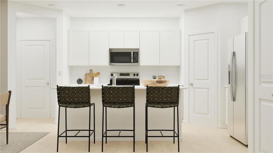 Furnished interior view inside a new home in , St. Cloud (Image 6). Furnished interior view inside a new home in , St. Cloud (Image 6).