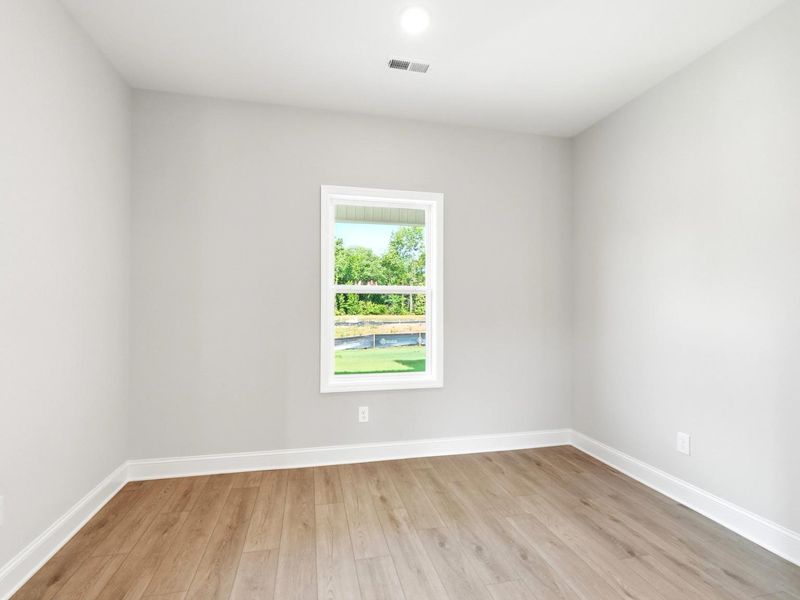 Representative unfurnished interior of a home built from the The Russell A by Davidson Homes LLC in Bailey Park, Fayetteville (Image 16). Representative unfurnished interior of a home built from the The Russell A by Davidson Homes LLC in Bailey Park, Fayetteville (Image 16).