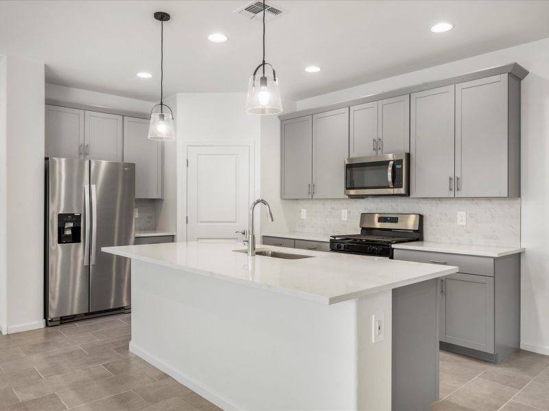 Furnished interior view inside a new home in Las Patrias at Star Valley Phase III - Premier Series, Tucson (Image 3).