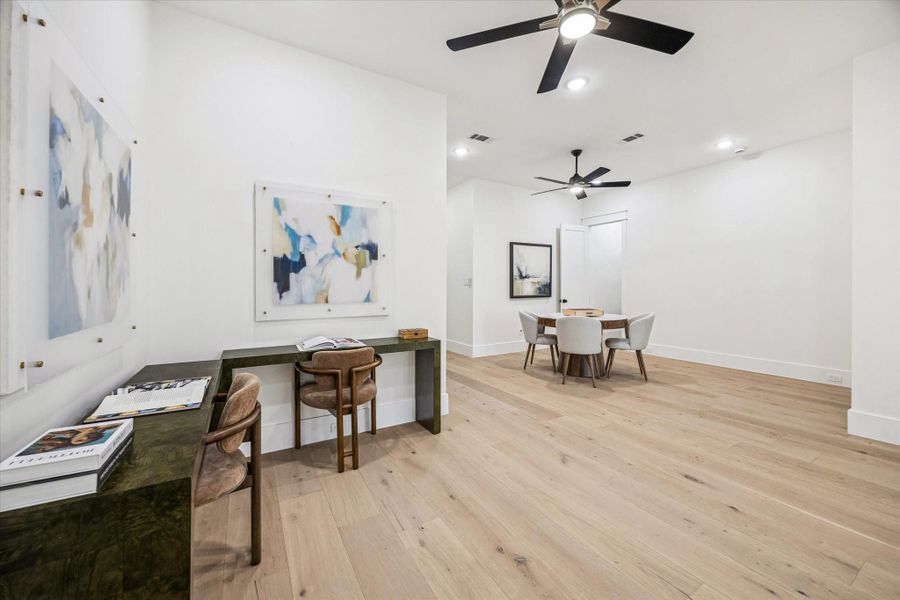 Furnished interior view inside a new home in , Houston (Image 28).