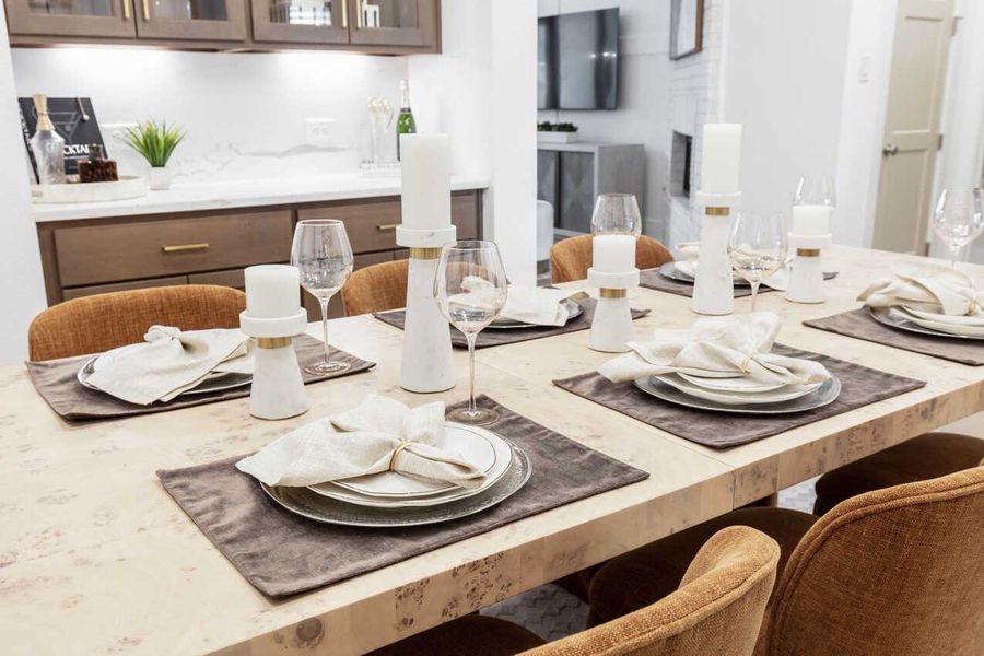 Representative Dining Room - some options shown