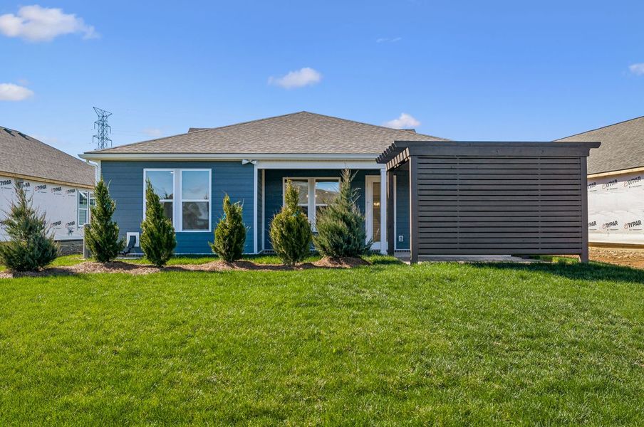Exterior details and patio area of a home in Del Webb Barton Village, Lebanon (Image 19).