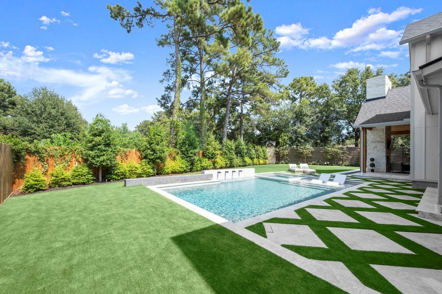 Exterior details and patio area of a home in , Tomball (Image 25).
