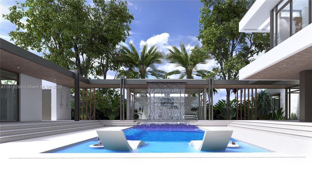 Exterior details and patio area of a home in , Pinecrest (Image 4).