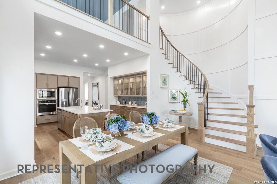 Furnished interior view inside a new home in Davis Ranch, San Antonio (Image 7).
