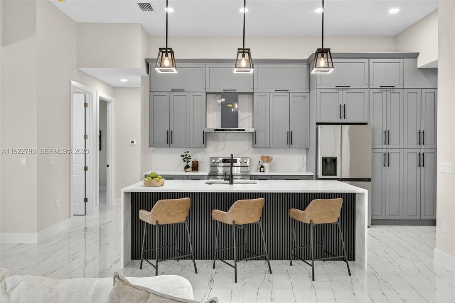 Furnished interior view inside a new home in , Cape Coral (Image 10).