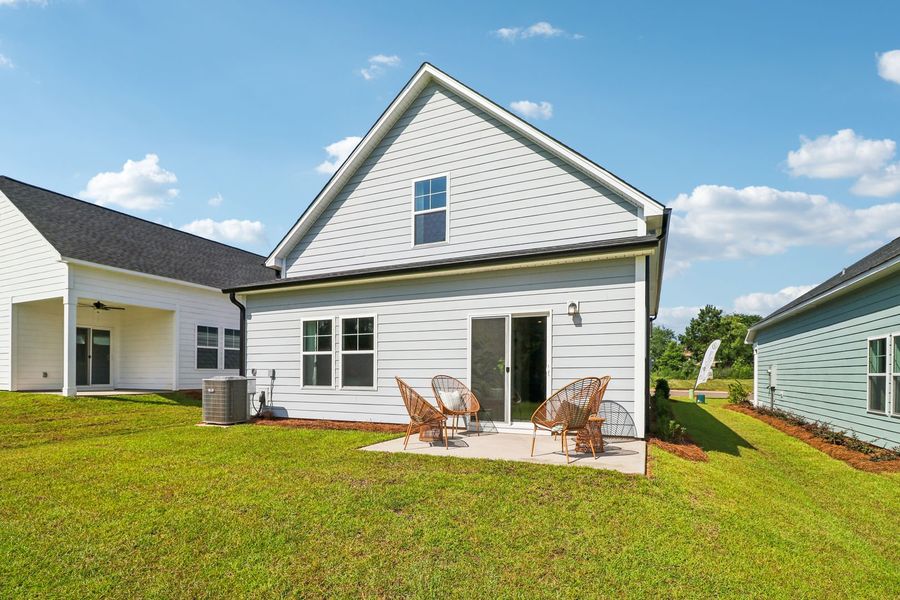 Exterior details and patio area of a home in Bickley Station, Irmo (Image 22). Exterior details and patio area of a home in Bickley Station, Irmo (Image 22).