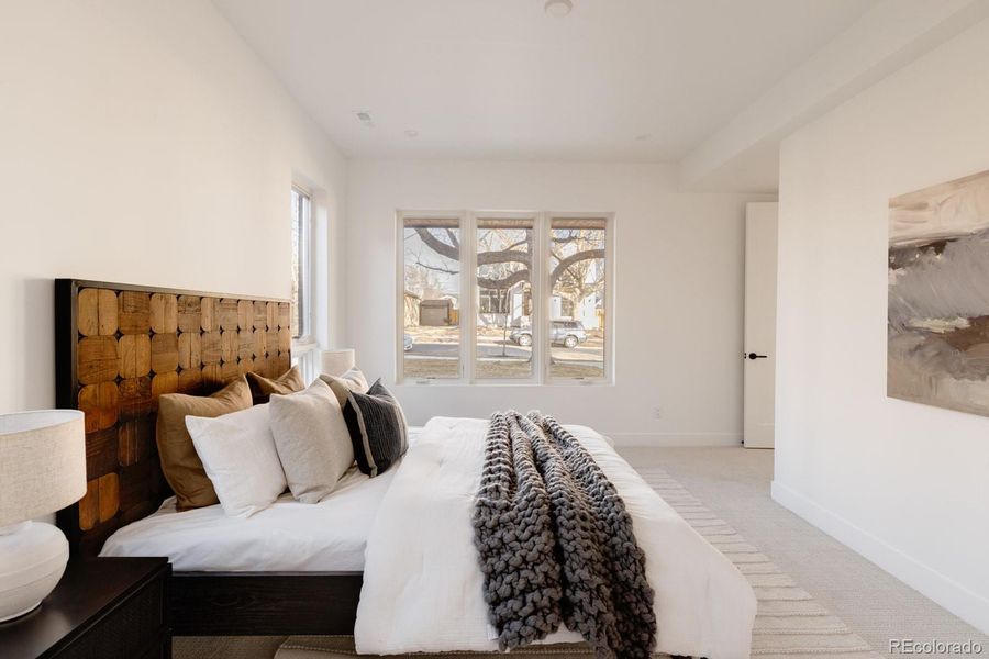 Main floor bedroom with ensuite