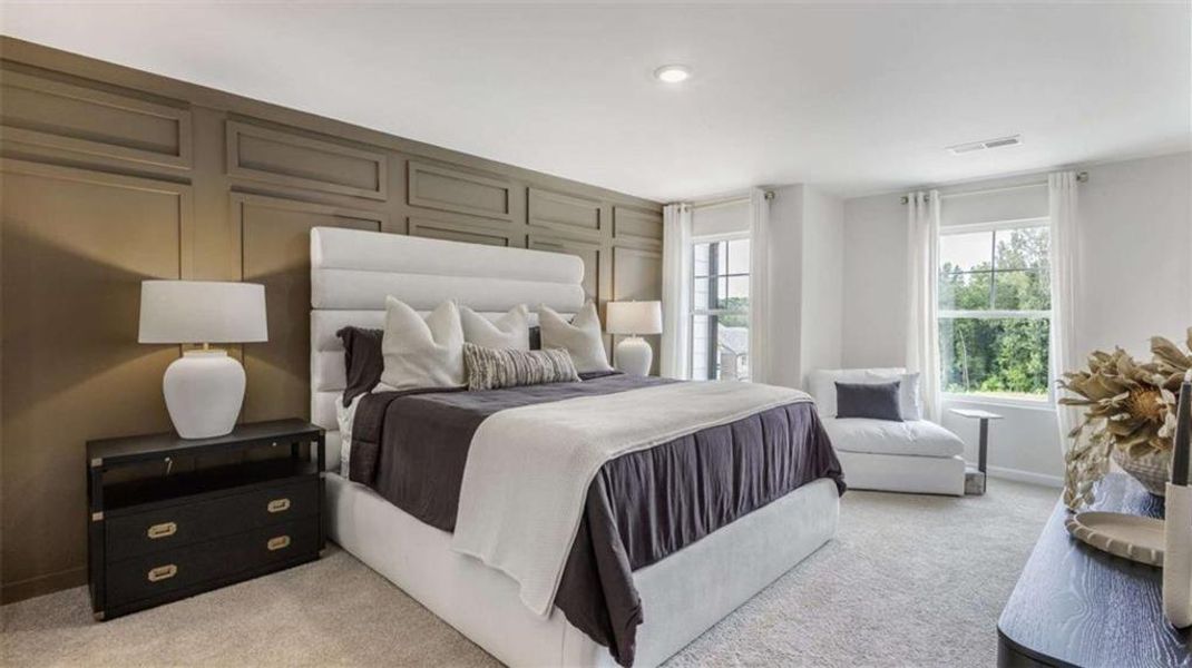 Furnished interior view inside a new home in Barrett Cove, Marietta (Image 6).