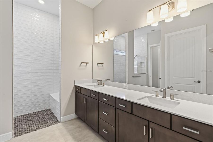 Furnished interior view inside a new home in Del Webb Sunbridge, St. Cloud (Image 17).
