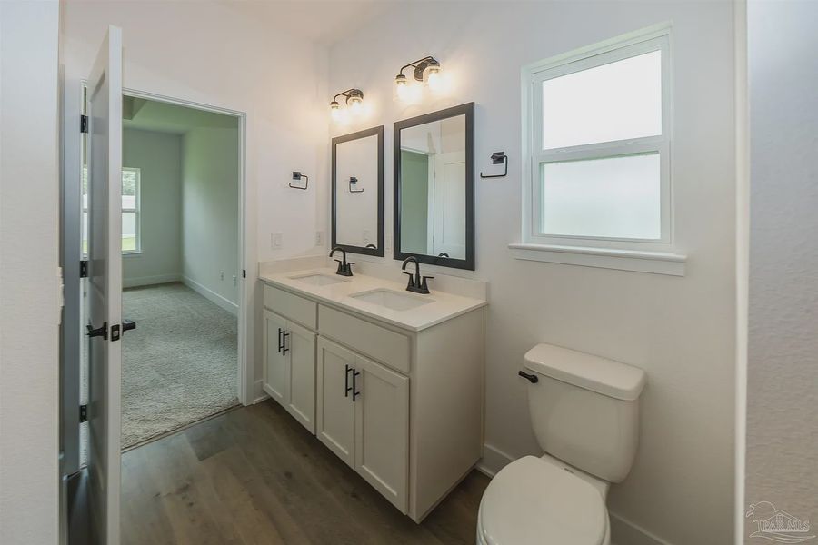 Furnished interior view inside a new home in Parkland Place, Pace (Image 11).