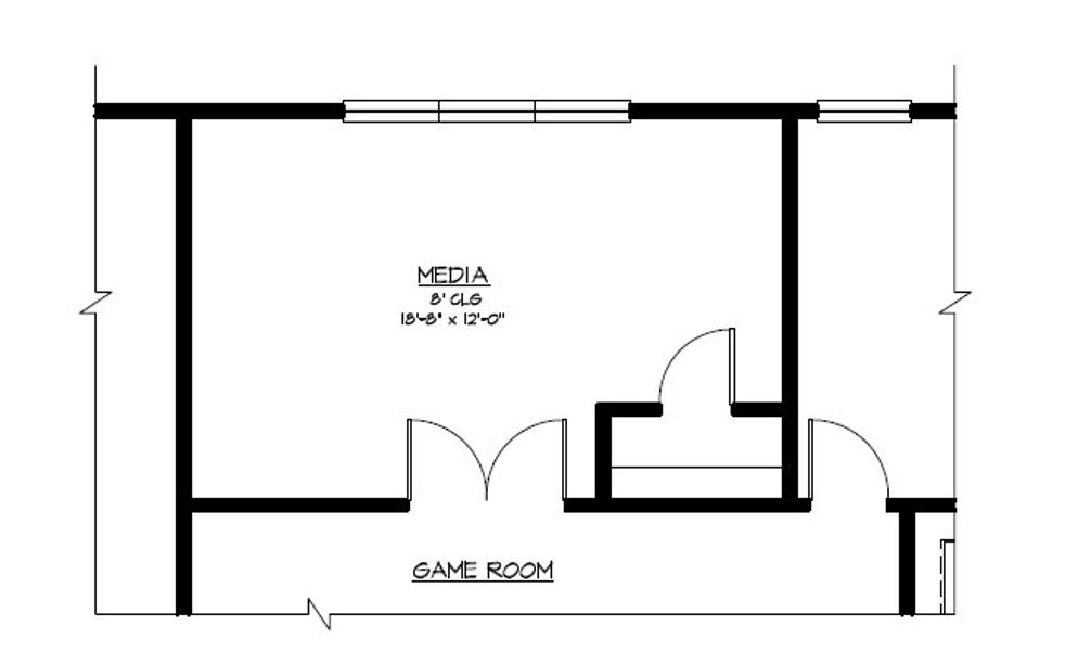 Optional Media Room