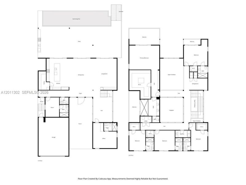 2D floor plan layout of this home in , North Miami, FL (Image 6).