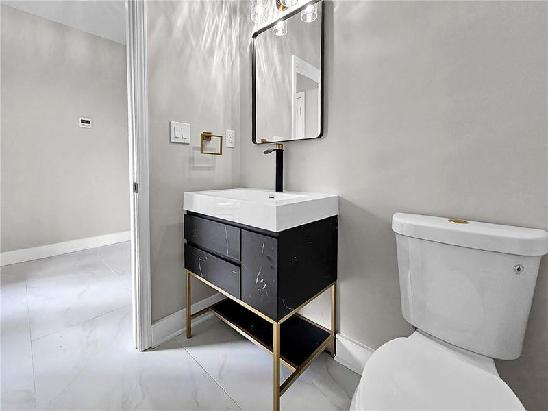 Furnished interior view inside a new home in , Atlanta (Image 15).