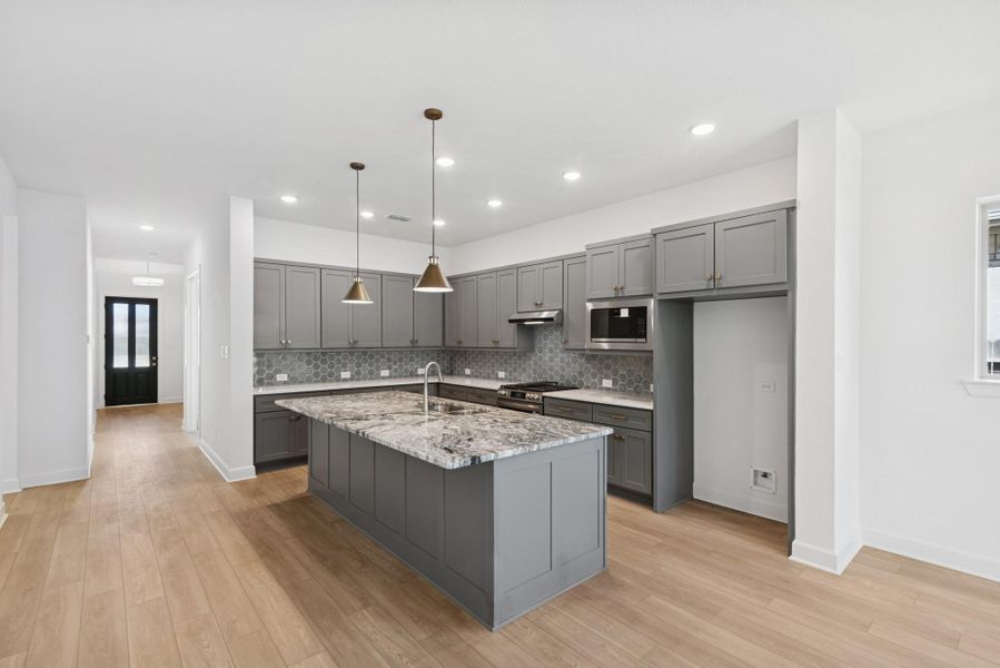 Furnished interior view inside a new home in ARTAVIA 45' Homesites, Conroe (Image 3).