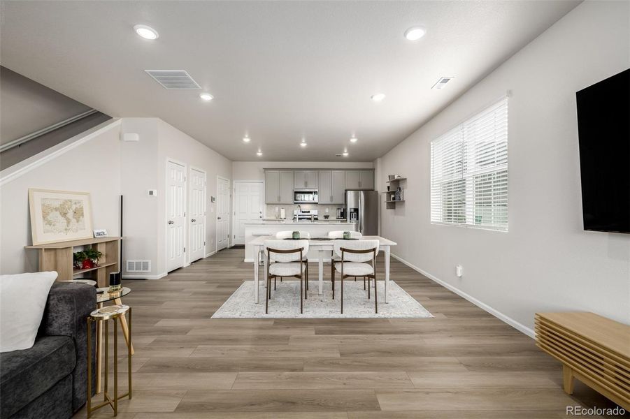 Furnished interior view inside a new home in , Aurora (Image 4). Furnished interior view inside a new home in , Aurora (Image 4).