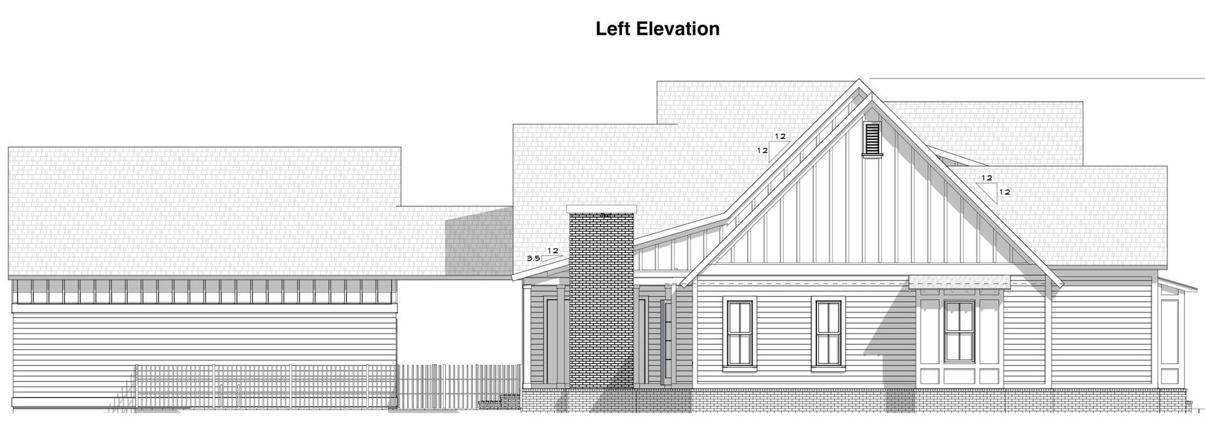 Exterior rendering of this home design in , Mount Pleasant, SC (Image 5).