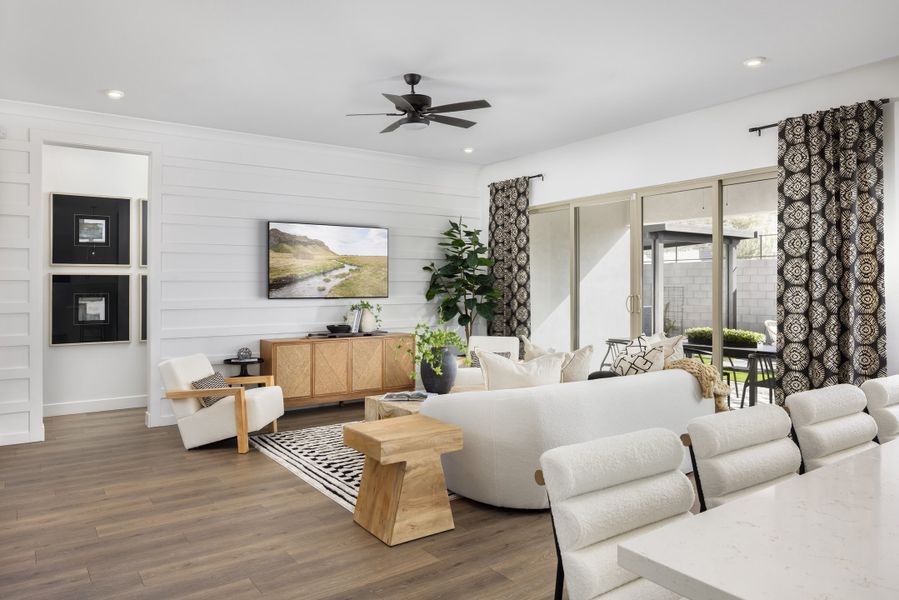 Furnished interior view inside a new home in Sanctuary, Phoenix (Image 8).