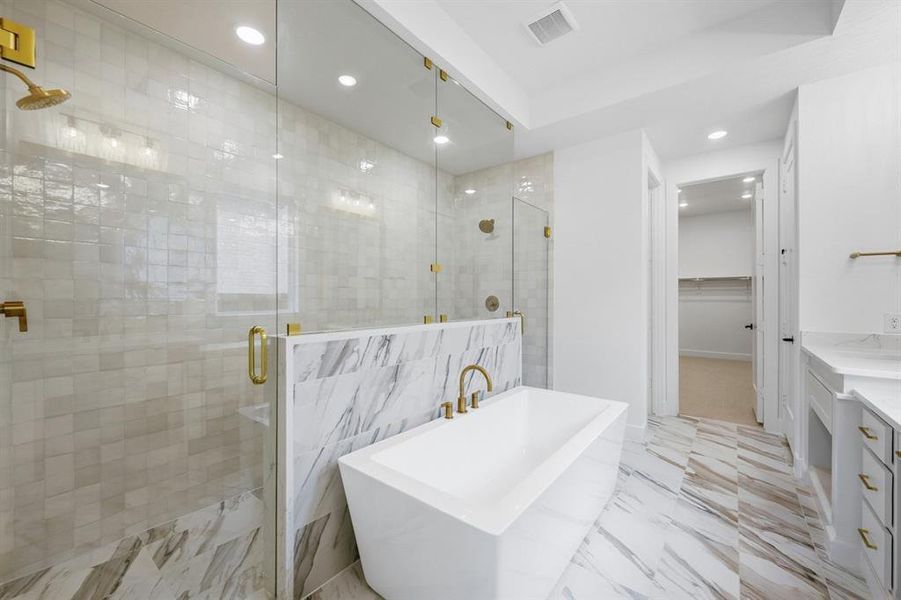 Furnished interior view inside a new home in StarView, Prosper (Image 16).