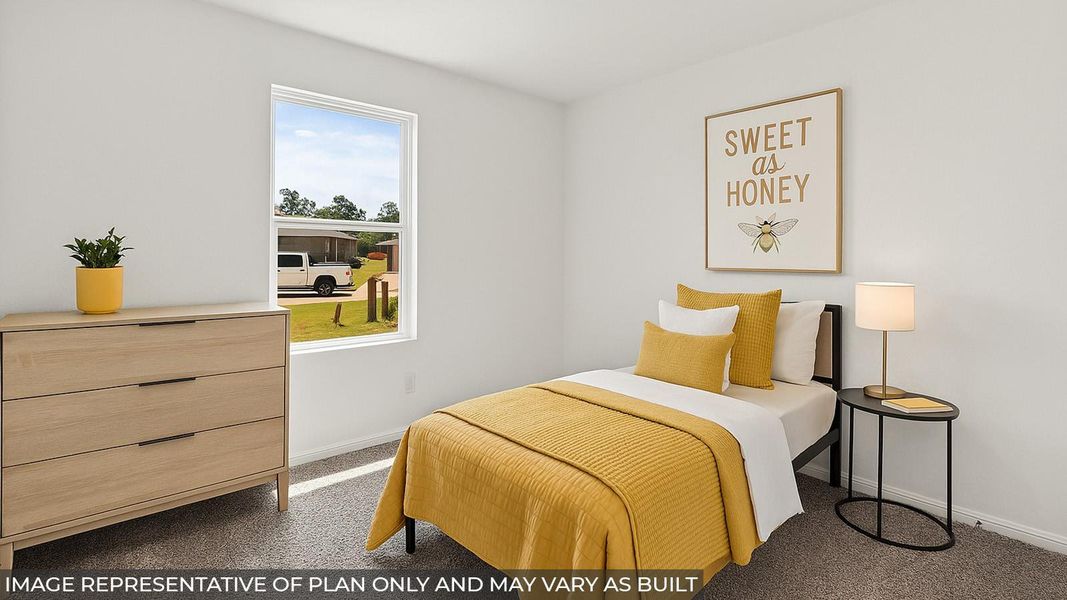 Furnished interior view inside a new home in William Trails, Willis (Image 6). Furnished interior view inside a new home in William Trails, Willis (Image 6).