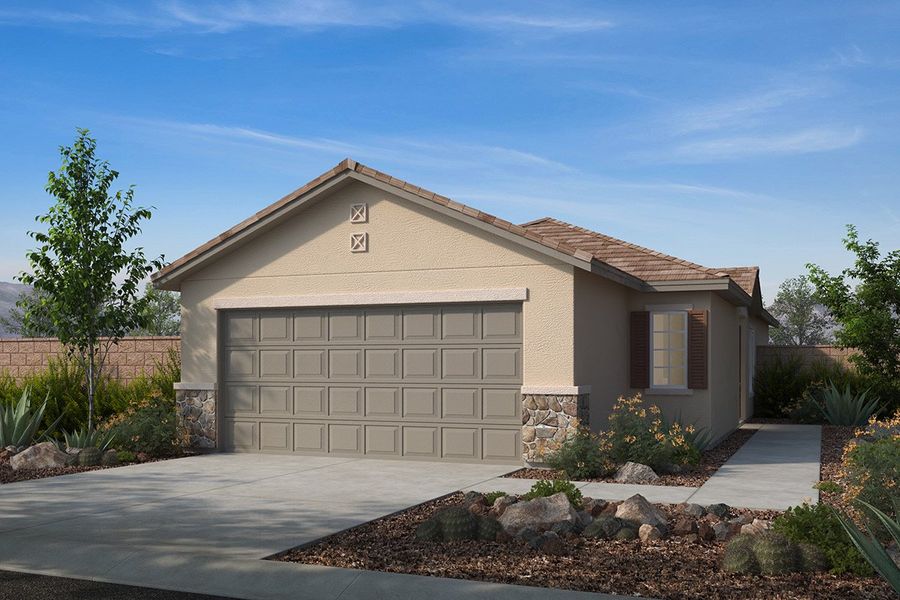 Exterior C with optional stone