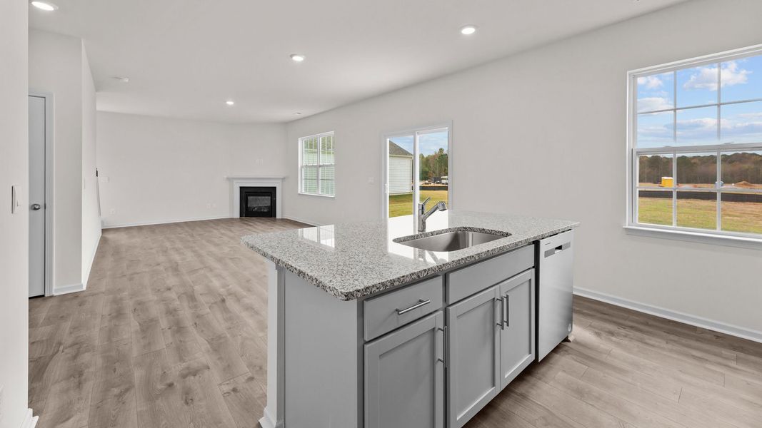 Furnished interior view inside a new home in Bedford Place, Wilson (Image 3).