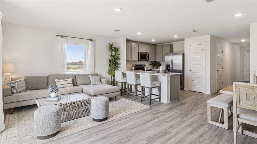 Furnished interior view inside a new home in , Haines City (Image 22).