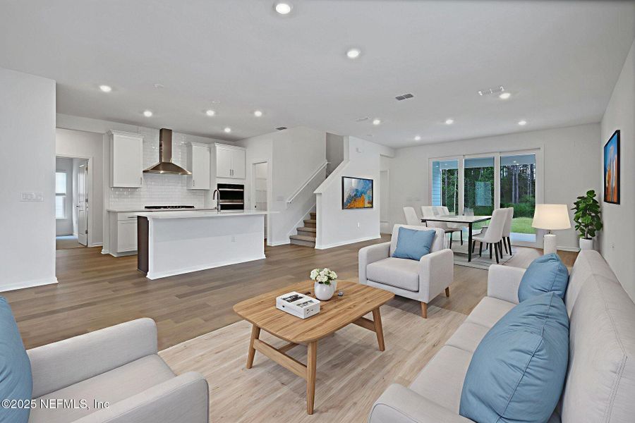 Furnished interior view inside a new home in Brook Forest, St. Augustine (Image 13).