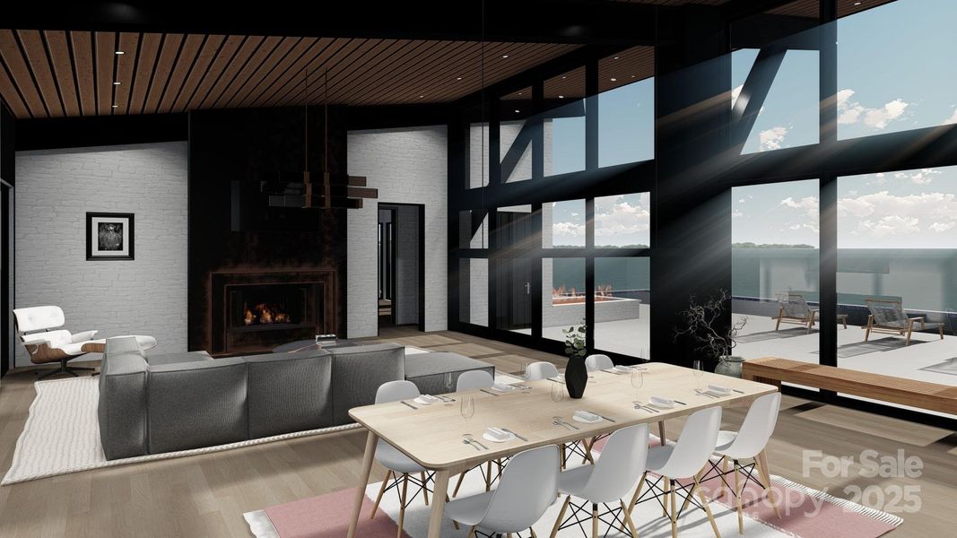 Living room rendering