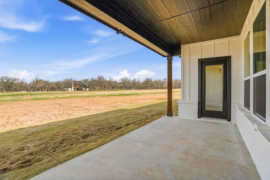 Exterior details and patio area of a home in Taylor Ranch, Springtown (Image 4).