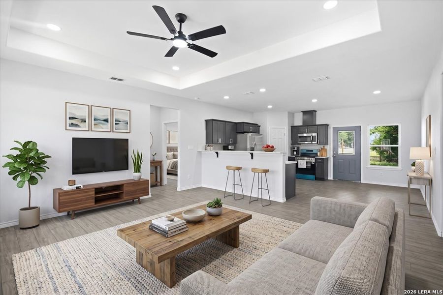 Furnished interior view inside a new home in , Beeville (Image 11).