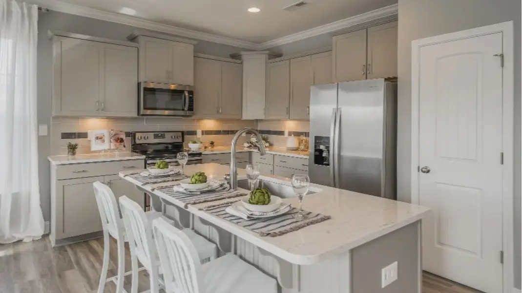Furnished interior view inside a new home in Sidney Creek Single Family, Zebulon (Image 7).