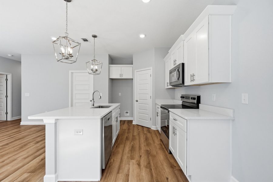 Furnished interior view inside a new home in McCarthy Estates, Defuniak Springs (Image 4). Furnished interior view inside a new home in McCarthy Estates, Defuniak Springs (Image 4).