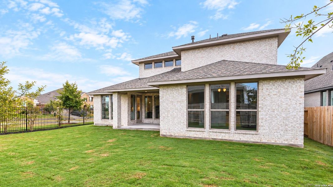 Exterior details and patio area of a home in Veramendi, New Braunfels (Image 24).